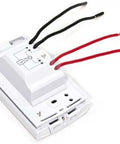 Back view of 7 Day Programmable 240V Electric And Floor Heating Thermostat With Ambient, Floor, Or Ambient With Floor Limits And Auto End Of Season Shutdown For Total Comfort And Easy Control Single Pole showing wiring