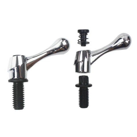 2 Pack Milling Machine Table Lock Handles For Vertical Mills M One Half Thread Aluminum Alloy Silver Heavy Duty Quick Grip