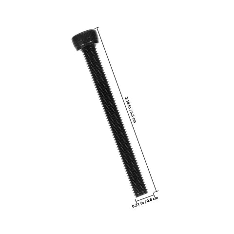M5x50mm Hex Socket Head Cap Screws Black Steel Bolts Heavy Duty Fasteners For Furniture And Machinery Fully Threaded