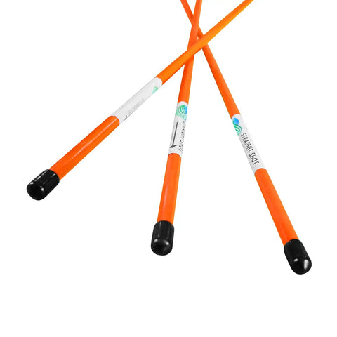Orange 48 Inch Golf Alignment Sticks Training Aid For A Killer Swing And Smooth Putting Essential Practice Gear For Alignment Tempo And Precision