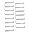 15Pcs Heavy Duty Non Slip Roof Tile Clips Kit For Quick Tile Replacement And Secure Fixing Roofing Accessories For Bricklayer Construction Tools Pro Grade Easy To Use And Lightweight, displayed in a grid pattern.