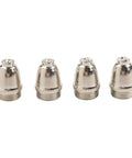 26-Pack Plasma Cutter Consumables Kit For AG60 SG55 CUT55, set of four nozzles for high-heat metal cutting applications.