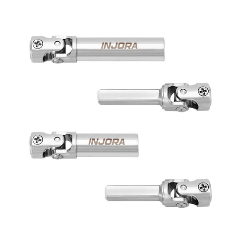 Heavy Duty Stainless Steel Drive Shafts For Redcat Ascent 32 RC Truck Upgrade shown at various angles