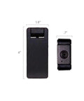 Covert 160-Degree Tilt Hidden Camera With Pivoting Wide Angle Lens And 32GB SD Card Included, Wire-Free Setup shown in dimensions