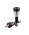Top Tier ER Tool Handle For R8 Collet Chucks Featuring 16 20 25 32 And 40 Sizes With Secure Taper Shank Design.
