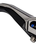 Sick Matte Black Brake Lever For Street And Dual Sport Motorcycles With Chunky Ergonomic Grip And Heavy Duty Steel Mounts