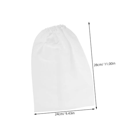 Hardcore Canvas Arm Sleeves For Sandblasting And High Pressure Setup Straight Up Rugged Protection For Mechanics And Trade Pros Wear Resistant Worksite Forearm Guards And Heavy Duty Grind Gear, white canvas protective sleeves with elastic opening, dimensions 24cm x 28cm.