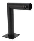 Beefy Heavy Duty Stainless Steel Satellite Internet Pole Mount Bracket For Roof Or Wall Install Black Antenna Support Kit