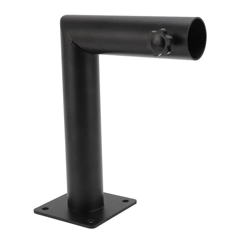 Beefy Heavy Duty Stainless Steel Satellite Internet Pole Mount Bracket For Roof Or Wall Install Black Antenna Support Kit