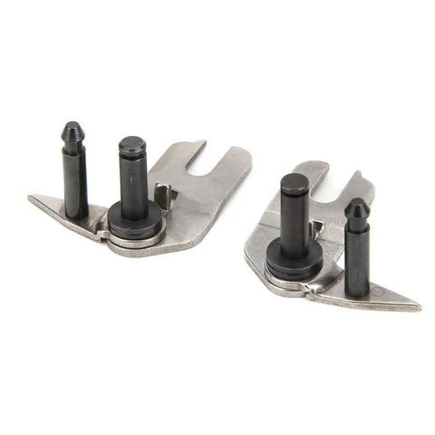 Top Notch Metal Cam Component For Knitting Machines KH260 KH270 Replacement Parts With Smooth Finish, Precision Cam Assembly For Left And Right Sides, Durable Metal Construction For Seamless Knitting. Pair of metal cam parts for KH260 and KH270 knitting machines
