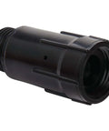 Three Quarter Inch Hose Pressure Regulator For Drip Irrigation, No More Emitter Pop Offs, Reduces Water Pressure To 25 To 30 PSI, Black