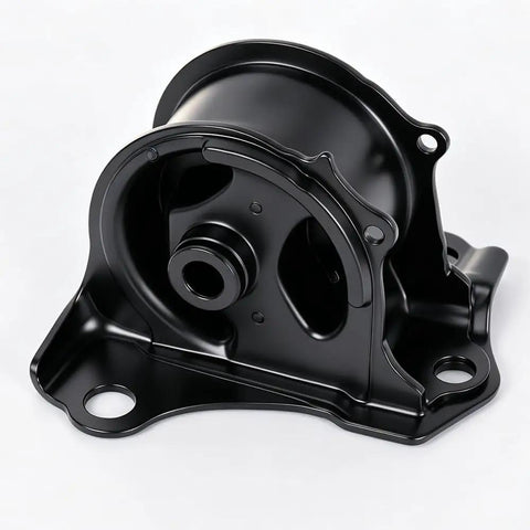 Straight Up Oem Fit Five Piece Engine And Transmission Mount Set For Honda Civic 1.6l Automatic 1996 To 2000 side view close-up of engine mount