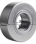 Top Tier Support Roller Needle Bearing NURT30R, 30mm diameter, 62mm outer, precision part for car transmission repair.