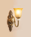 Amber Glass Lampshade Replacement For Industrial Table Lamps, One And Five Eighths Inch Fitter, Warm Vintage Glow