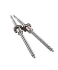 Machined C7 Precision SFU1204 12mm Ball Screw Kit For CNC Router And 3D Printer with smooth linear motion rods in metal.