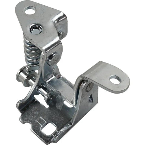 Heavy Duty Left Side Door Hinge Built Tough For Slick Swing And Rock Solid Durability Perfect Swap For Dodge Caliber Jeep Compass Patriot 2007 To 2017 Car Models, metal construction, side view.