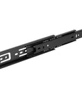 Beefy 10 Inch Full Extension Drawer Slides with Ball Bearing, black steel, telescopic side mount, waterproof rust-resistant