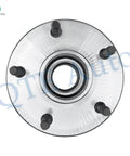 Top view of a Pair Of 2 Front Wheel Hub Bearing Assemblies For 2000 2001 Dodge RAM 1500 RWD Direct Fit Replacement Kit.