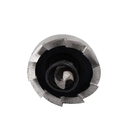Close-up of Tough As Nails 19mm Hole Saw Kit With 65mm Length And 15mm Cutting Depth, showing cutting edge details.