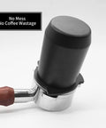 54mm Espresso Dosing Cup For Portafilter With Grinder Activating Ring Matte Black Grounds Cup on 54mm portafilter