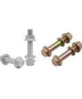 Heavy Duty Shock Mount Bolts Kit M14x1.5 10.9 Grade Alloy Steel Flange Shoulder Bolts And Lock Nuts Pair For Toyota Tacoma Tundra Sequoia Dodge Ram Eliminates Loose Play And Rattle During Shock Absorber Replacement. four M14x1.5 flange bolts with lock nuts