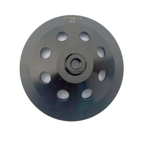 7 Inch PCD Grinding Wheel With 9 Segments For Removing Epoxy, Glue, Mastic, Paint And Concrete Floor Coatings 5/8-11 Thread