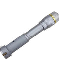 Premium Three Point Internal Aperture Micrometer for precise hole diameter measurements, silver, designed for durability in machine work.