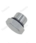 M20-1.5 LS Oil Level Sensor Plug For GM LS Engines No BS Replaces Sensor Hole In LS1 LS3 LS6 LS2 LSX LQ4 LQ9 4.3L V6 And 4.8L 5.3L 6.0L 6.2L V8 1997-2014 92-97 5.7L LT1 LT4 Includes Aluminum Adapter And O Ring, aluminum plug with hex head and O-ring