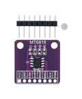 Top view of Magnetic Encoder Detector Sensor Module for Robotics and Industrial Automation Ultra Fast 12 Bit Precision Angle Measurement