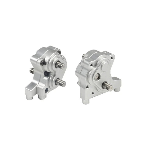 Planetary Gearbox Transfer Case With Short Drive Shaft Skid Plate And Front Motor Mount For One Tenth Scale RC Crawler Chassis Beefed Up Upgrade Kit
