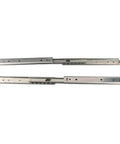 Two Pack 8 Inch Drawer Slides With Full Extension Ball Bearing Runners Heavy Duty Cold Rolled Steel Side Mount Hardware For Gaming Cabinets And Electronics Smooth Silent Glide, two slides shown