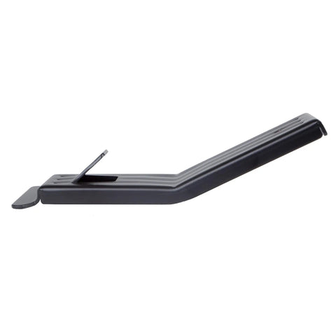 Rock Solid Drywall Foot Lifter For Standard Sheetrock Panels pocket sized tool in black showing side profile for easy lifting.