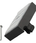 Tough-As-Nails Heavy-Duty Conveyor Block For Edge Banding Machines Built To Last And Keep Precise Alignment Under Heavy Use Wear-Resistant 71x48mm Panel Easy Mount Compatible With Most Edge Banders And Quick Setup, black metal and plastic block with screw
