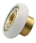 8 Pieces 20mm Glass Sliding Shower Door Rollers Replacement Parts With One Screw Nylon Wheel Copper Core Axle