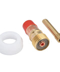 7 Piece Welding Accessory Kit With Ceramic Nozzles Collets Gas Lens Cups And Gaskets For WP17 WP18 WP26 Welding Guns parts
