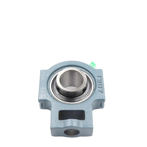 Heavy Duty Mounted Insert Ball Bearing Pillow Block Uct217 85mm Bore Deep Groove Radial Unit Built Tough For Industrial Machinery Garage Shops Quality Parts Made To Last Forever Under Heavy Stress Conditions Top Notch Performance Always, blue cast housing