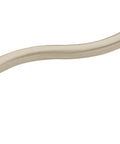 3-3/4 Inch Center To Center Satin Nickel Cabinet Pull In Everyday Heritage Style, 1 pack, shown uninstalled on white surface