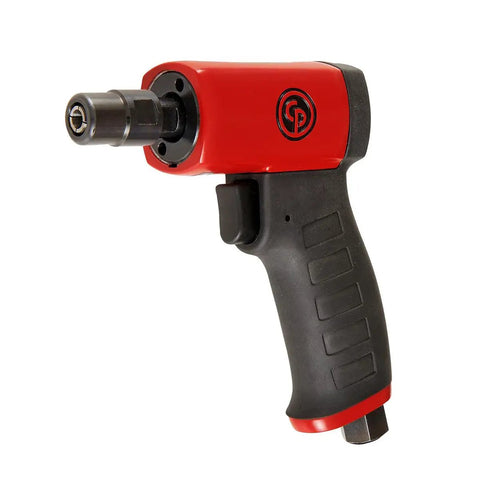 Slick Professional Pistol Grip Air Die Grinder With Adjustable Power Regulator And No Sweat Ergonomic Handle Compact Body Shop Rotary Tool.