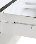 Side view of a drawer with 10 Pairs Of 10 Inch Full Extension Drawer Slides With Ball Bearing Side Mount Soft Close And 2 Way Track Rails