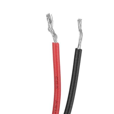 Badass Heavy Duty Dc Motor Featuring Pure Copper Windings And Rock Solid Torque Output Designed For Robotics And Industrial Automation Workloads Running Smooth At 24V And 3500 Rpm Non Stop, showing red and black wire connections.