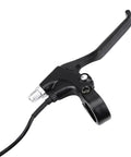 Durable Aluminum Alloy E Bike Brake Levers Set view showing single black lever for 22.5mm handlebars with attached cable