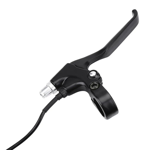 Durable Aluminum Alloy E Bike Brake Levers Set view showing single black lever for 22.5mm handlebars with attached cable