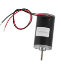Heavy Duty 24V 3500Rpm Permanent Magnet Dc Carbon Brush Motor with wires for robotic automation.