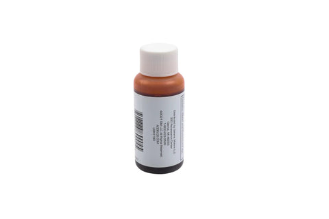 ACDelco GM Original Equipment engine cooling system tracer dye bottle, 1 oz, amber plastic, front view