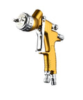 Hit The Road With This Lightweight Cordless Paint Sprayer Featuring A 1.3 Millimeter Nozzle And Ergonomic Handle For Slick Auto Touch Ups Quick Flush Design Works Perfect close-up of golden cordless paint sprayer with precision atomization head.