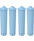 Universal Coffee Water Filter Removes Hard Water Minerals And Elevates Rich Bean Aroma For A Crisp Clean Sip Daily No Fuss Setup - Pack of 4 blue filters
