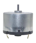 Heavy Duty 520 Motor DC Water Pump With Brushed Gear Design For 6V 12V Or 24V Power Supply exhibiting a metallic finish.