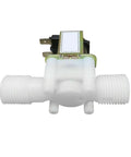 Normally Open Plastic Solenoid Valve Half Inch to Three Quarter Inch Water Dispenser Valve 12V 24V DC AC Compatible