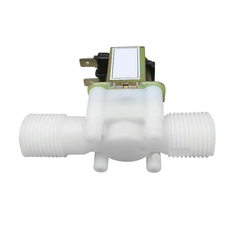 Normally Open Plastic Solenoid Valve Half Inch to Three Quarter Inch Water Dispenser Valve 12V 24V DC AC Compatible
