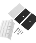 Shower Glass Door Hinge Replacement For Sauna And Steam Rooms With Black Gasket And Screws No Squeak Operation Built Tough For Busy Bathrooms